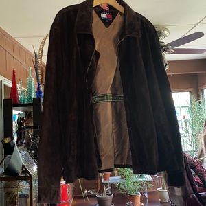 Men’s brown suede jacket
